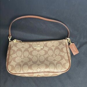 Coach Brown Signature small/medium purse